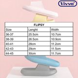 Vivva - FLIPSY - Badslippers - Beige - Antislip - Zachte Slippers