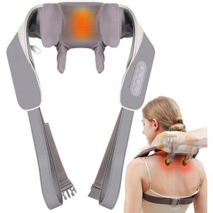 Solfit - Nekmassage Apparaat - Massageapparaat voor Rug en Nek - Met Verwarming