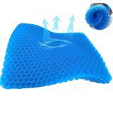 Solfit - Ergonomisch Zitkussen - Orthopedisch Zitkussen - Gelkussen - Dubbellaagse Honingraatstructuur