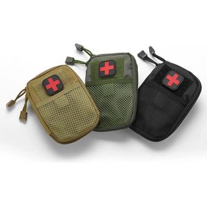 Tactische Noodkit Draagbare Molle Militaire EHBO-Kit Noodradio - ramp - oorlog Lege Medische Tas Waterdichte Bug Out Tas Voor Reizen Wandelen