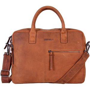 DSTRCT Wall Street Laptoptas - 15,4 inch - Cognac