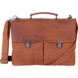 DSTRCT Wall Street Workingbag 15"" cognac2