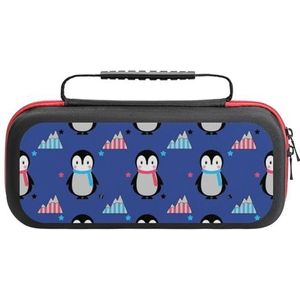 Pinguïn Sjaal Compatibel met Schakelaar Draagtas Reizen Beschermhoes Pouch met 20 Game Accessoires One Size