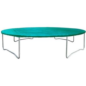 Trampoline beschermhoes rond 300 - 305 cm groen - afdekhoes pro - Afdekhoes trampoline PE - afdekzeil