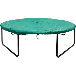 Trampoline beschermhoes Rond 240 - 245 cm groen - Winter afdekhoes - Afdekhoes trampoline PVC - afdekzeil - stevige bevestiging