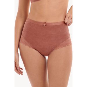 Bruin-rode hoge slip Lisca Evelyn - Bruin - Maat - 38