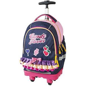 Target Smart Trolley handbagage, 48 cm, 22 liter, roze (Candy Flower)