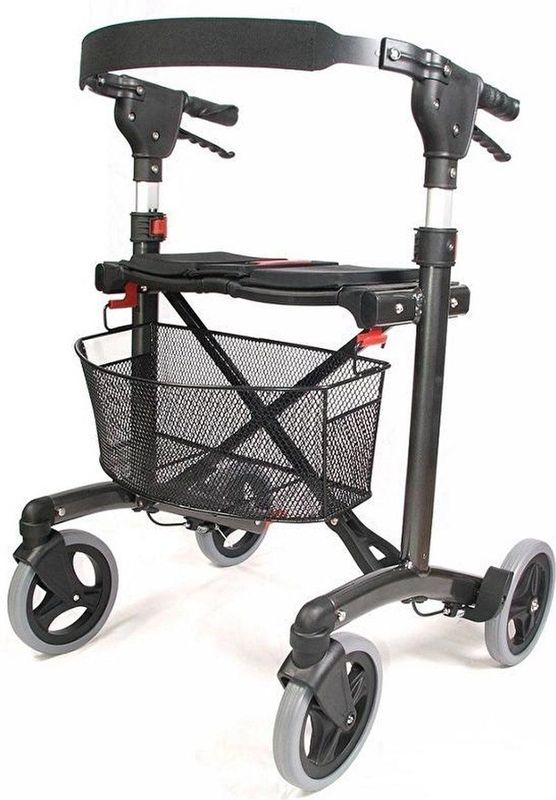 Rollator MultiMotion Trollimaster RA60 - Laag - 52 cm (lengte tot 1.65m)
