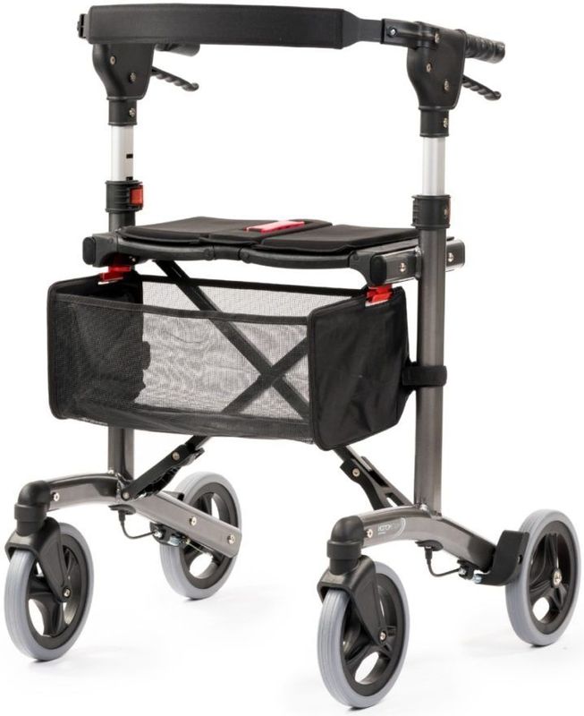 MultiMotion Trollimaster - Rollator - Aluminium - Lichtgewicht - Opvouwbaar