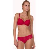 Lisca - Evelyn - Slip - Rood - Katoen - Elegante Kanten Slip