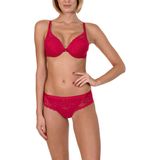 Lisca - Evelyn - Slip - Rood - Katoen - Elegante Kanten Slip