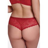 Lisca - Evelyn - Slip - Rood - Katoen - Elegante Kanten Slip
