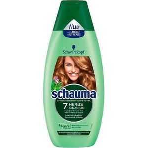 Schwarzkopf Schauma 7 Herbs Kruiden Shampoo voor Normaal tot Vet Haar 400 ml