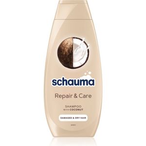 Schwarzkopf Schauma Repair & Care Shampoo voor Droog en Beschadigd Haar met Kokos 400 ml