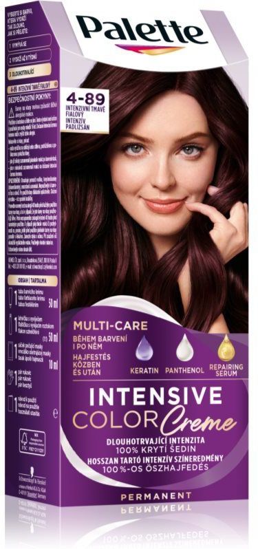 Schwarzkopf - Palette Intensive Color Creme - Haarkleuring - Aubergine - 1 st
