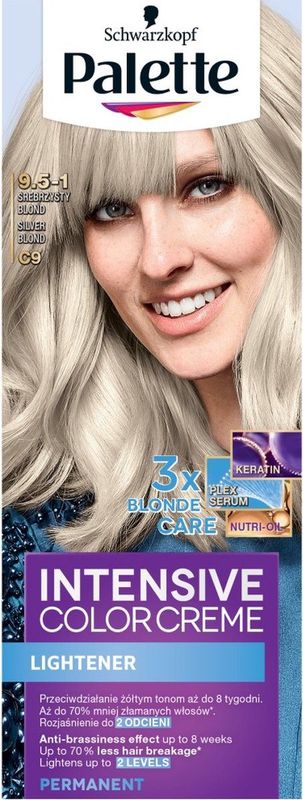 Schwarzkopf - Palette Intensive Color Creme - Haarkleuring - Silver Blond - 1 st