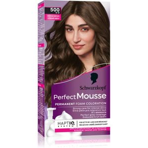 Schwarzkopf Perfect Mousse Pernamente Haarkleuring Tint  500 Medium brown