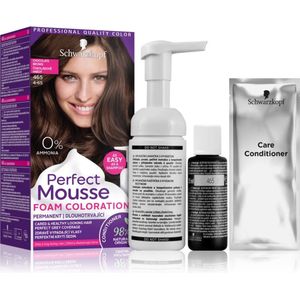Schwarzkopf - Perfect Mousse - Haarkleuring - Tint 465 - Chocolate Brown