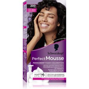Schwarzkopf - Perfect Mousse - Haarkleuring - Zwart - 200 ml