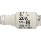 20A Traag Zekering DII - Doosje - Voor Meterkast - Bescherming tegen Overbelasting