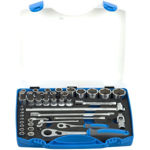 Unior - Slagdoppen - 43-Delen - Met Doos - 1/2"-1/4"