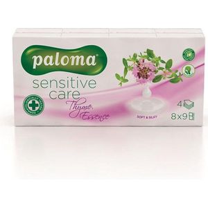 Paloma Sensitive Care Papieren Tissues Zakdoeken met Thijm