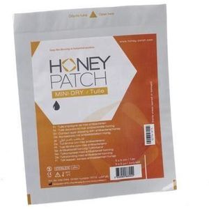 Honey Patch - Mini-dry/tulle Verband - Alg. Ster - 5x5cm