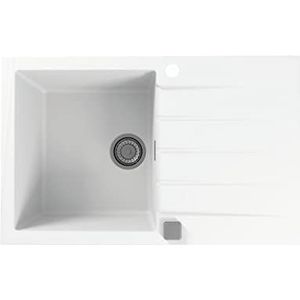 ALVEUS 1132022 - Gootsteen CADIT 79x50 cm graniet/wit