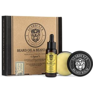 Guardenza Baardset - Baardbalsem 60 ml & Baardolie 30 ml - Cadeauset - Cadeau voor Man
