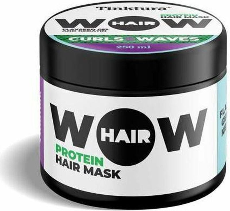 Tinktura - Wow -Haarmasker - Curls & Waves - Krullend haar - Proteine - Keratine - Onhandelbaar haar - Vegan