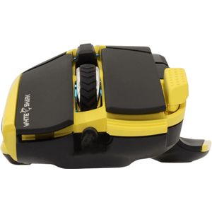 White Shark GM-9006 MARROK Geel RGB / 12.000 dpi (Bedraad), Muis, Veelkleurig