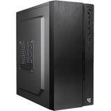 SBOX - PCC-05 - Micro Tower Behuizing - Zwart - MicroATX