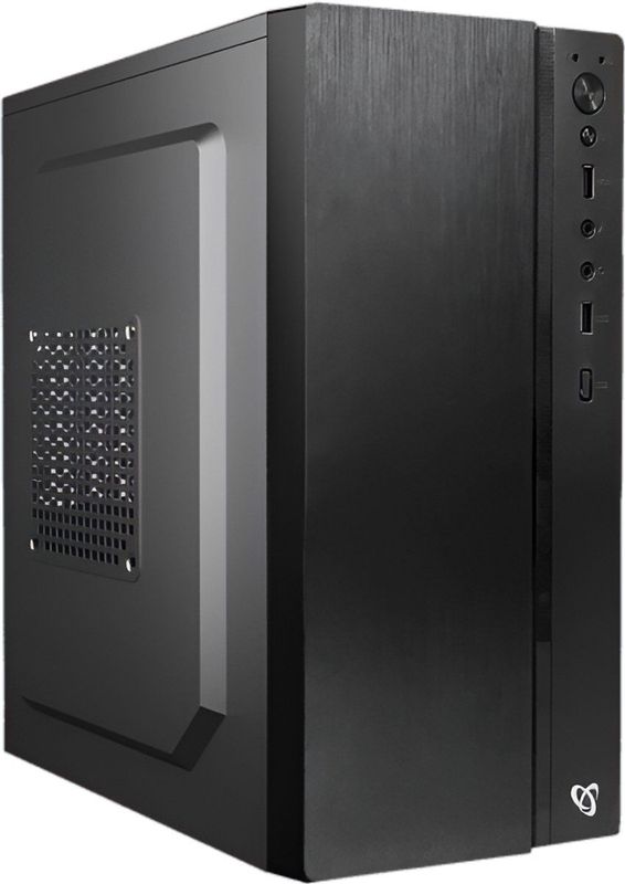 SBOX - PCC-05 - Micro Tower Behuizing - Zwart - MicroATX