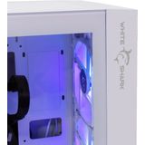 White Shark - WARHEAD - Midi Tower Behuizing - Wit - RGB Ventilatoren
