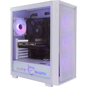 White Shark - WARHEAD - Midi Tower Behuizing - Wit - RGB Ventilatoren