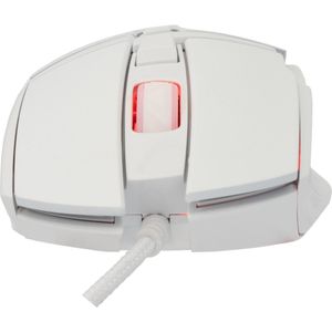 Baracuda BGM-051 Raptor Wit (Bedraad), Muis, Wit