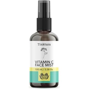 Tinktura - Vitamine C - Face mist - Verfrissend - Verkoelend - Hydrateert-Aloë vera- Castor Olie - Acné gevoelige huid - Vochtarme huid - Rijpere huid