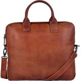 DSTRCT Fletcher Street Laptoptas - 13,3 inch - Cognac