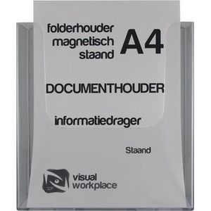 Folderhouder magnetisch A4 (staand)