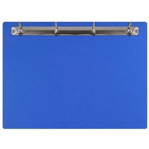 Magnetisch klembord A4 incl. ringband (liggend) - Blauw
