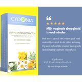 Cydonia - Vijf Plantenextracten - droge vagina - overgang - intieme ongemakken - vaginale zetpillen