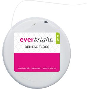 Everbright - Waxed Dental Floss - Mint - 50 meter