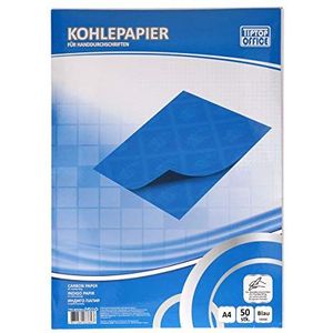 TIPTOP OFFICE Koolpapier voor handschrift, blauw, 50 stuks