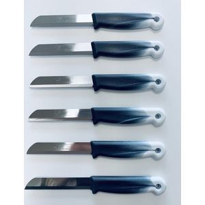 Solingen - Schilmes Superscherp Met Kartel - Zwart/wit - Set van 12