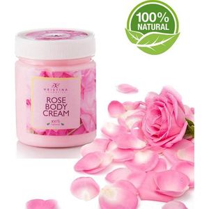 Rose 100% Natural Crème Bodycreme - Met Elastine, Vitamine E&B5 - 200ml