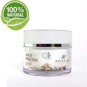 Gold Face Scrub 100% Natural Met Collageen, Elastine & Vitamine E - 100ml