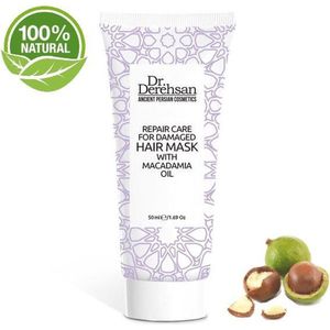 Macadamia Herstellende Repair Haar Masker 200 ml, Met Vitamine A&E •100% Natuurlijk & Gecertificeerd•