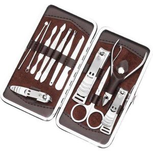 Complete professionele RVS 12-delige Manicureset & Pedicureset - voor (French) Manicure & Pedicure