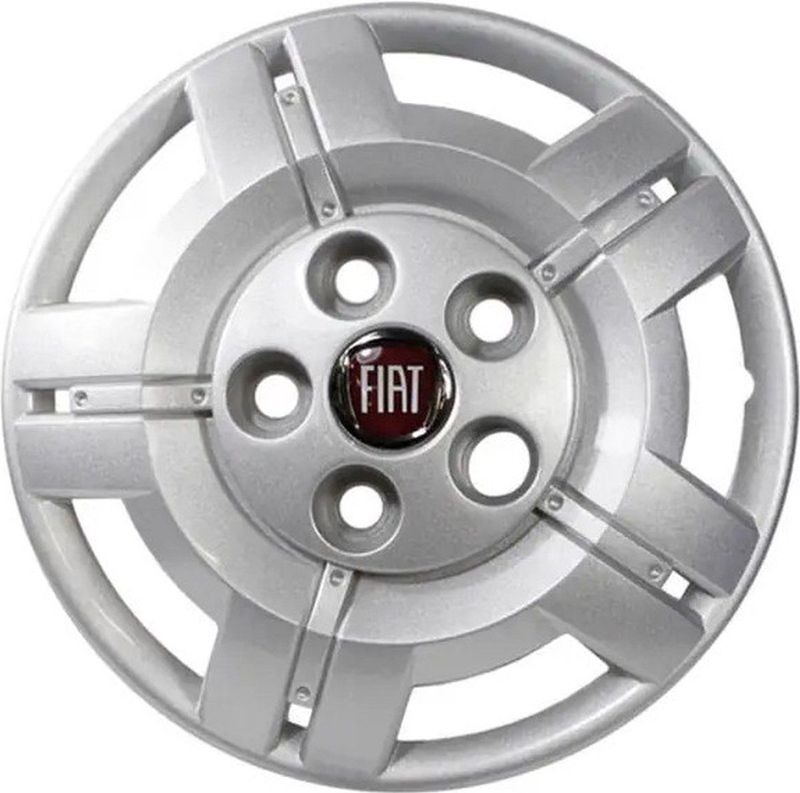Wieldop Fiat Ducato rood 16 inch (onder wielbouten) (set van 4 stuks) Wieldop Camper