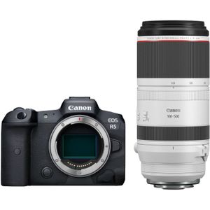 Canon EOS R5 systeemcamera Zwart + RF 100-500mm f/4.5-7.1 L IS USM